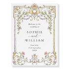 Ornate Vintage Frame Bohemian  WELCOME Wedding