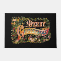 Ornate Vintage Merry Christmas