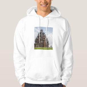Ornate wooden church, Russia Hoodie