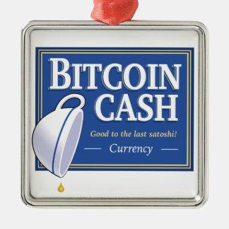 Ornement à dernier Satoshi d'argent liquide de
