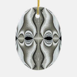 Ornement Abstrait noir et blanc 2