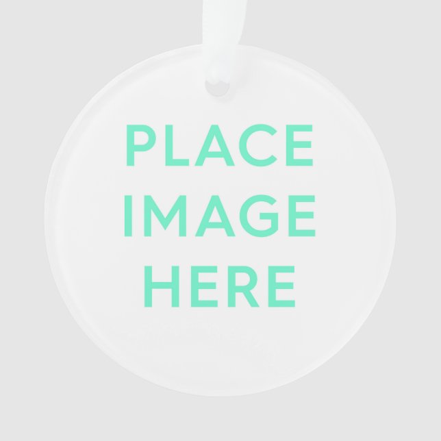 Ornement acrylique, Cercle (devant)