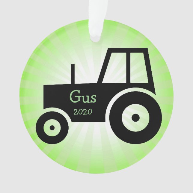 Ornement acrylique du tracteur (devant)