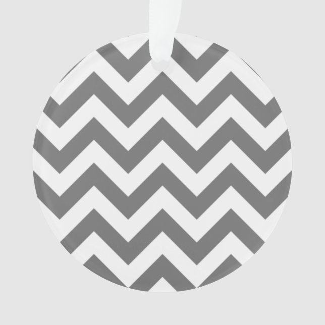 Ornement acrylique tendance Chevron (devant)