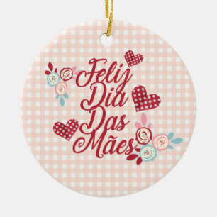 Ornement adorable du diamètre DAS Mães   de Feli