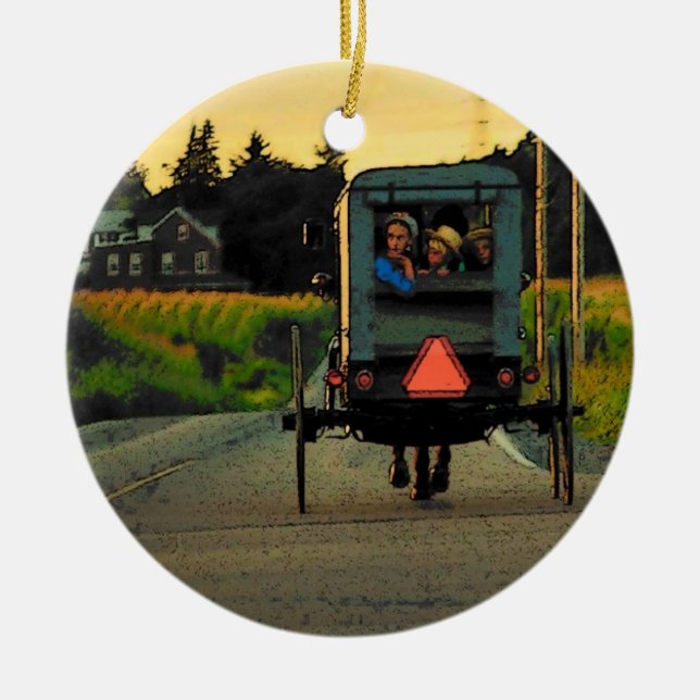 Ornement amish de pays (Devant)