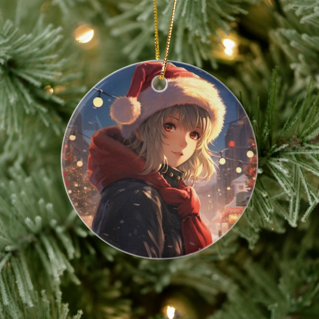 Ornement Anime, Manga, Décor de Noël Anime (Arbre)