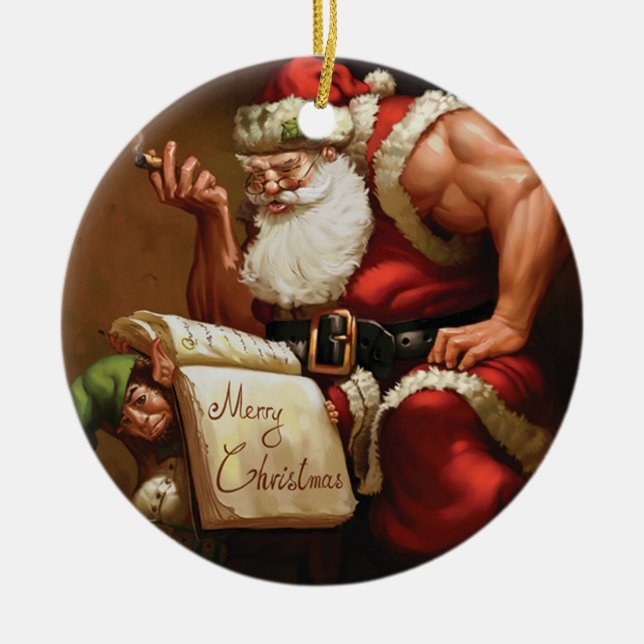 Ornement Arbre de Noël - Pour Bodybuilding (Devant)