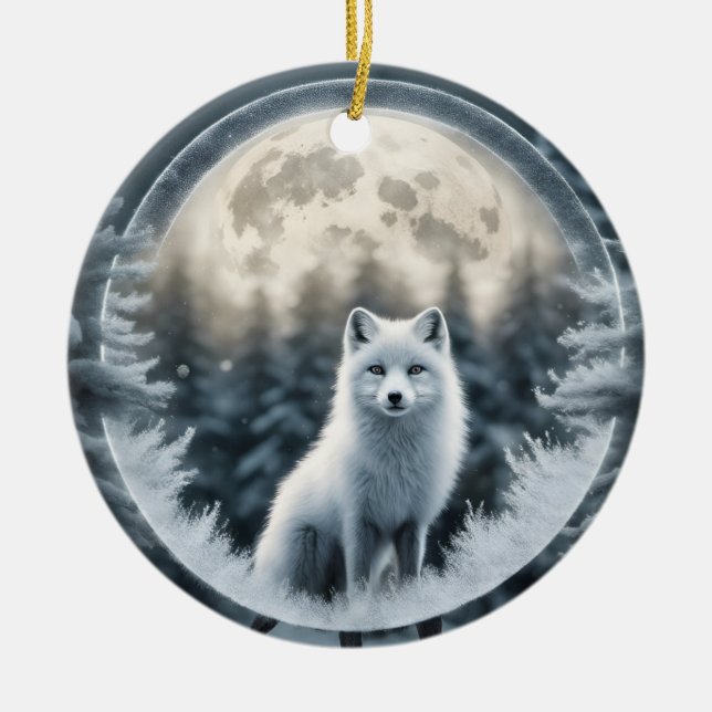 Ornement Arctic Fox (Devant)