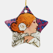 Ornement Art Nouveau vintage par Mucha