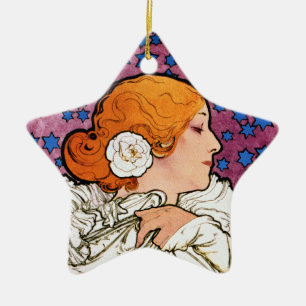 Ornement Art Nouveau vintage par Mucha