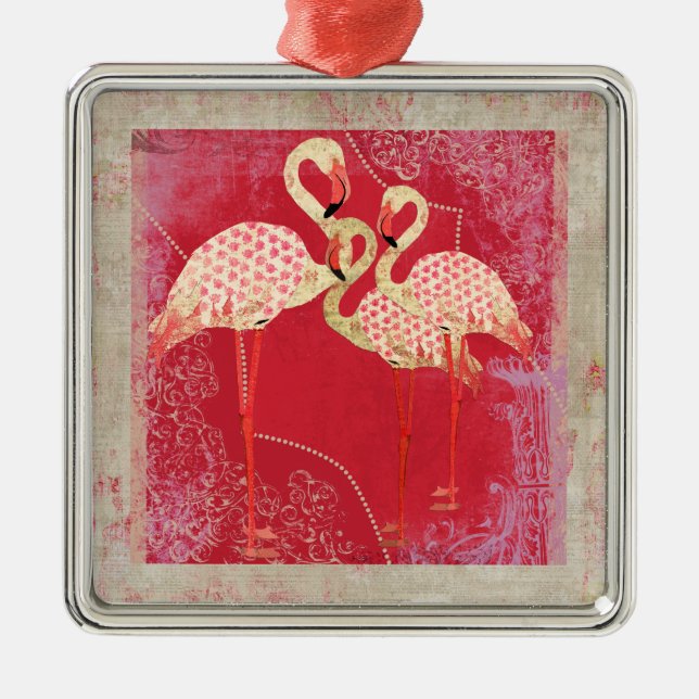 Ornement assez rose de Flamants roses (Devant)