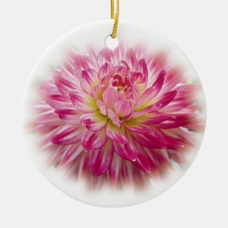 Ornement assez rose de Noël de dahlia