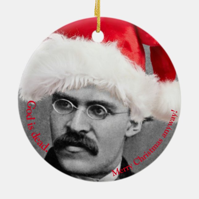 Ornement athée de père Noël Nietzsche (Dos)
