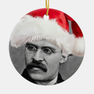 Ornement athée de père Noël Nietzsche