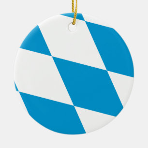 Ornement avec drapeau de Bavière, Allemagne