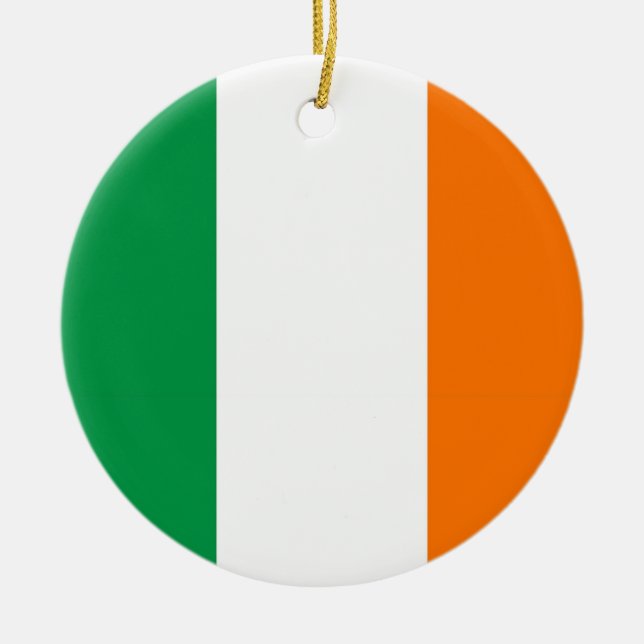 Ornement avec drapeau d'Irlande (Devant)