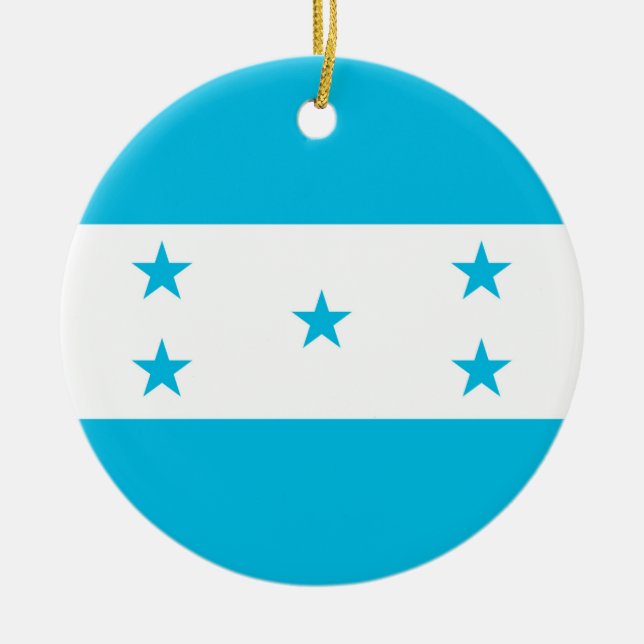 Ornement avec drapeau du Honduras (Devant)