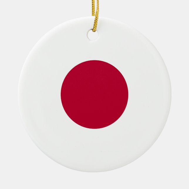 Ornement avec drapeau du Japon (Devant)