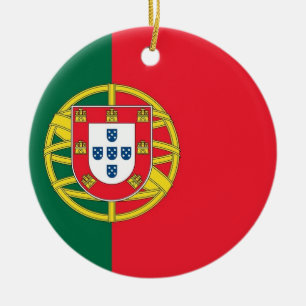 Ornement avec drapeau du Portugal