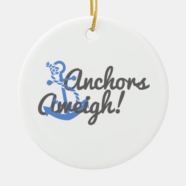 Ornement Aweigh d'Ancres (Devant)