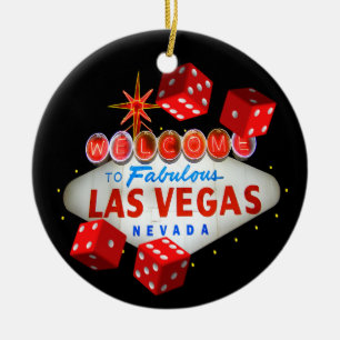 Ornement bienvenu de Las Vegas de matrices