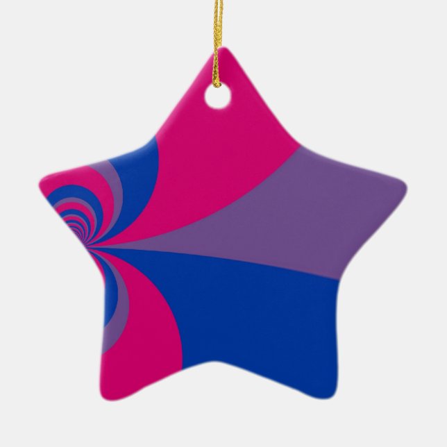 Ornement bisexuel de fierté (Devant)