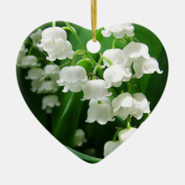 Ornement blanc du muguet (Devant)