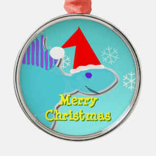 Ornement bleu de Dino de Stegosaurus de Joyeux