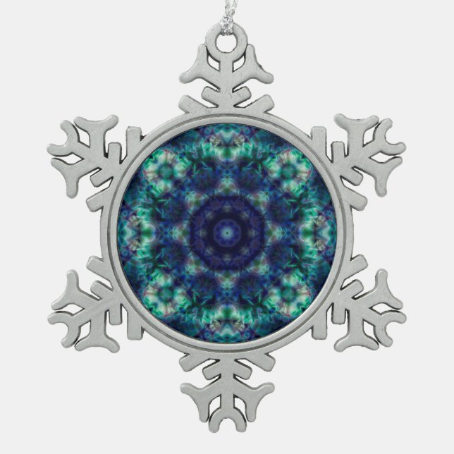 Ornement bleu vert (Devant)