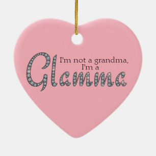 Ornement bling de coeur de Glamma