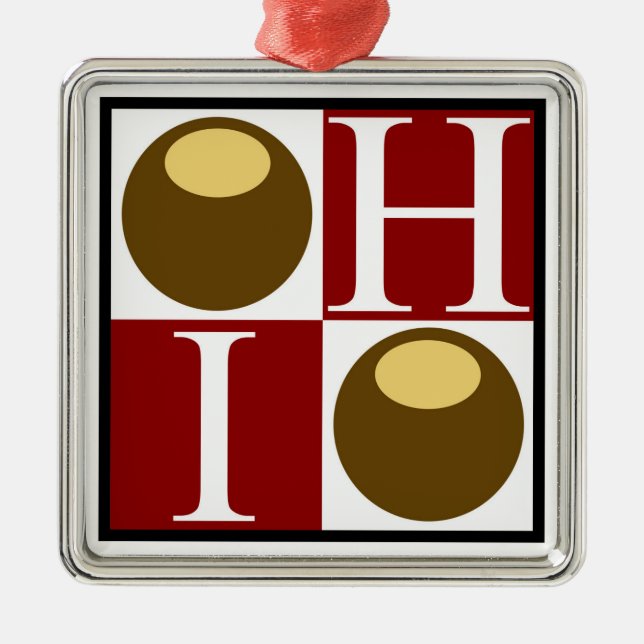 Ornement Buckeye Nut Ohio (Devant)