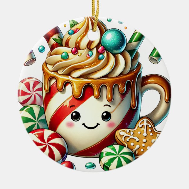 Ornement café de Noël (Devant)