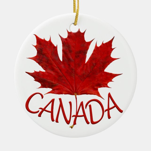 Ornement Canada Feuille d'érable (Devant)
