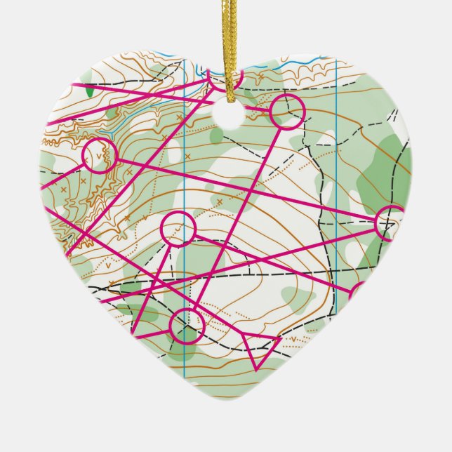 Ornement cardiaque - cours d'orientation (Devant)