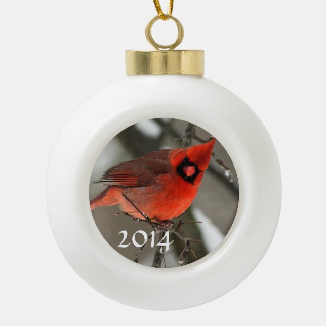 Ornement cardinal 2014 (Devant)