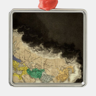 Ornement Carré Argenté À la mort de Constantin 337 après J.C.