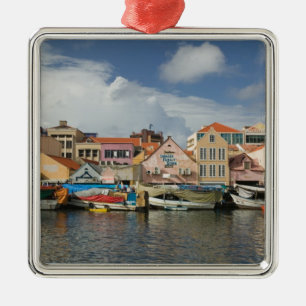 Ornement Carré Argenté ABC Islands, CURACAO, Willemstad : Punda,