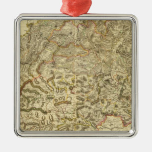 Ornement Carré Argenté Aberdeen composé, Banff