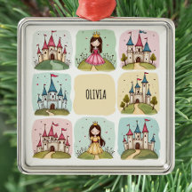 Adorable Fairy Tale Castle & Princess Doodles