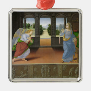 Ornement Carré Argenté Annonce