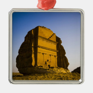 Ornement Carré Argenté Arabie saoudite, site de Madain Saleh, ancien 4