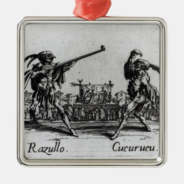 Ornement Carré Argenté Balli de Sfessania, c.1622 (Devant)
