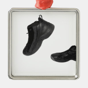 Ornement Carré Argenté basket