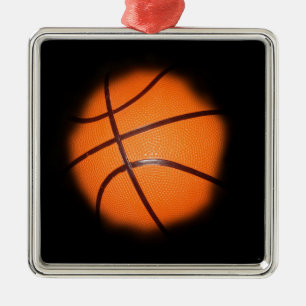 Ornement Carré Argenté Basket