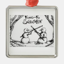 Bonhommes de neige de Kung Fu