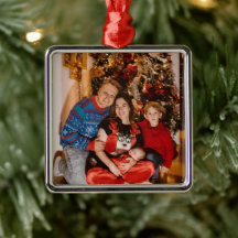 Cadeaux photo de vacances, Carré de Noël Premium