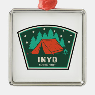 Ornement Carré Argenté Camping forestier national d'Inyo