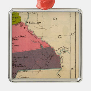 Ornement Carré Argenté Chiapas, Mexique 2