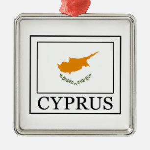 Ornement Carré Argenté Chypre